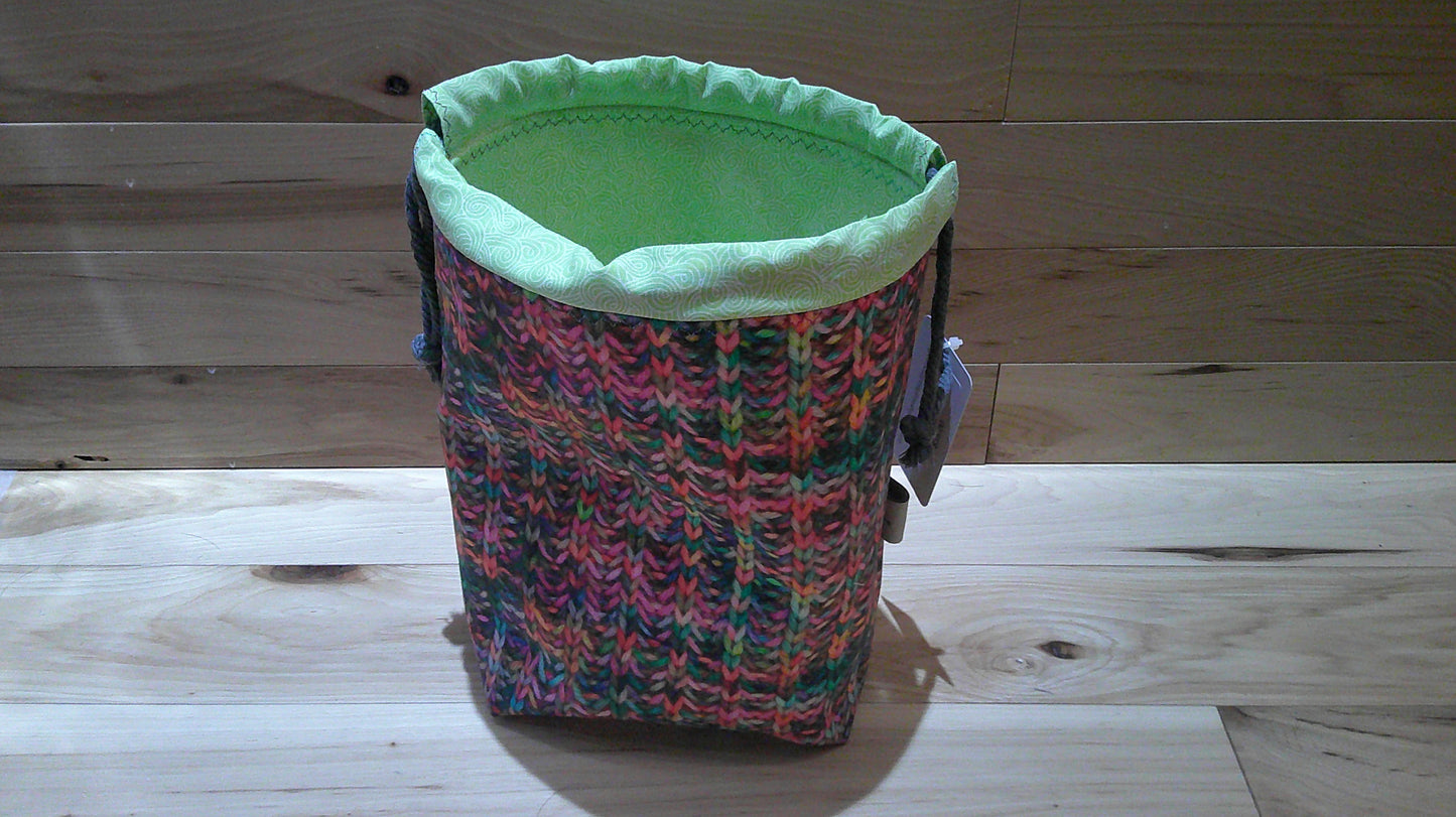 Knit Ribbed ~ project bags