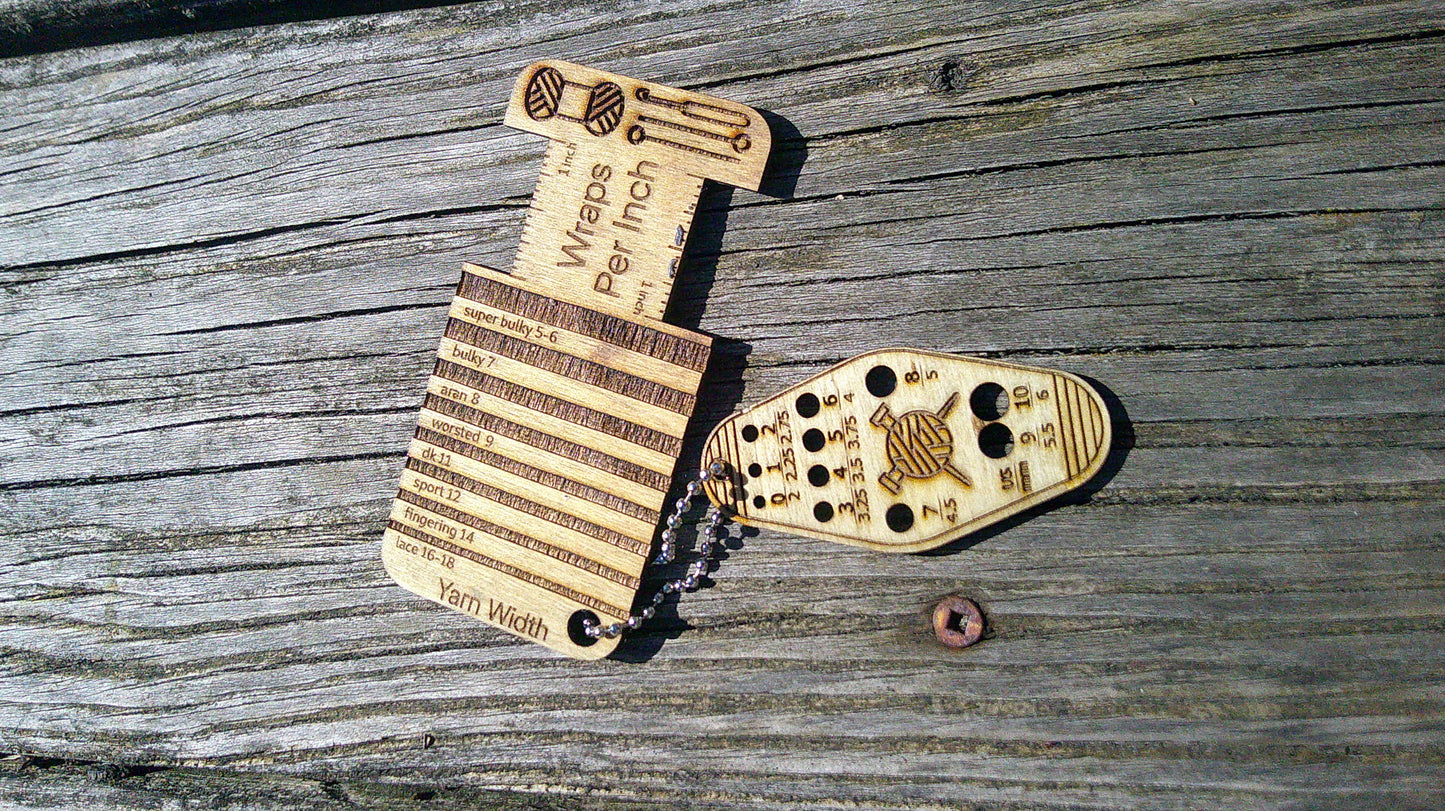 Needles Gauges & Wraps Per Inch