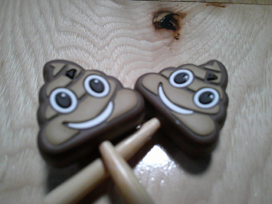 Smiley Poop ~ stitch stoppers