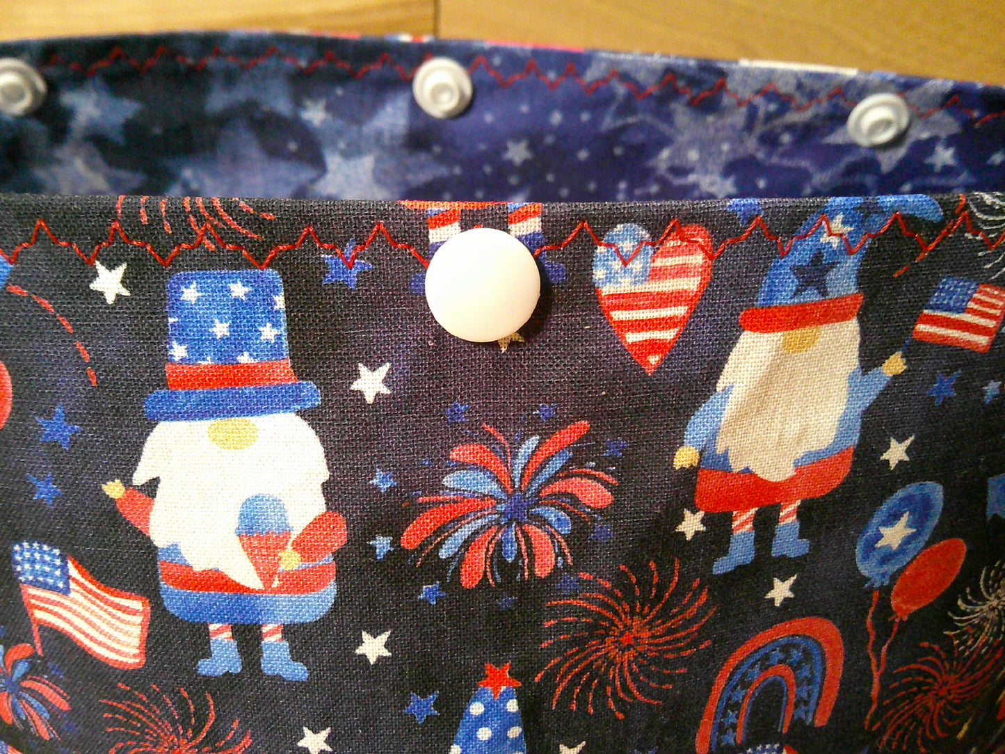 Americana Gnomes ~ project bags