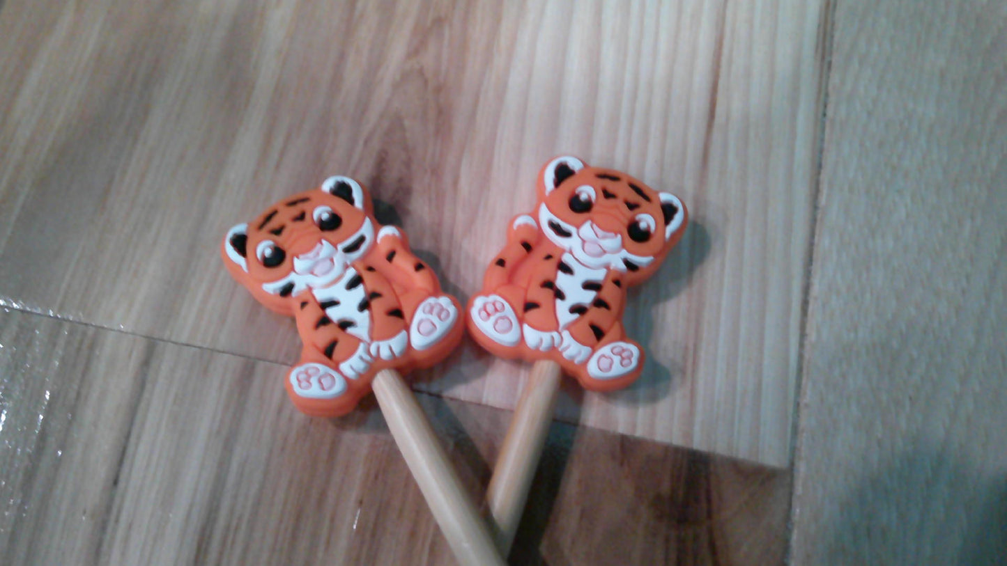 Tiger ~ stitch stoppers