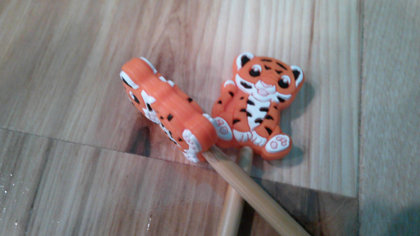 Tiger ~ stitch stoppers