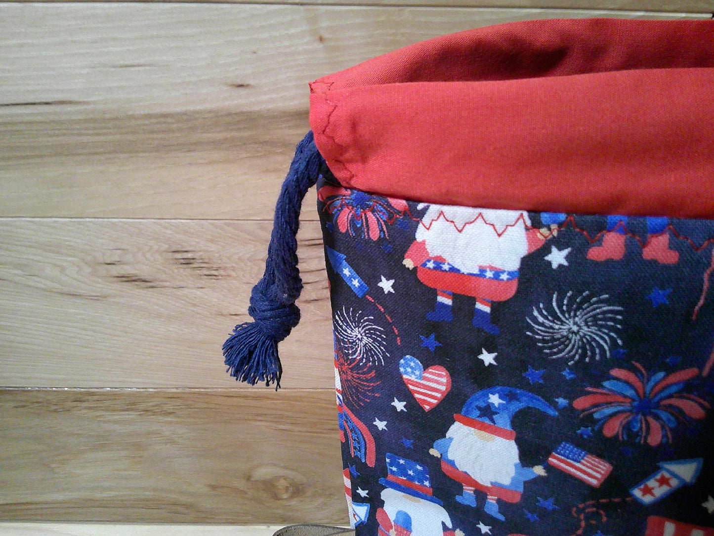 Americana Gnomes ~ project bags