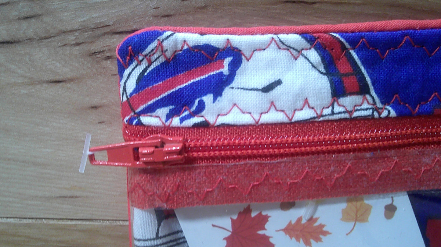 Buffalo Bills w/ red inside project bags