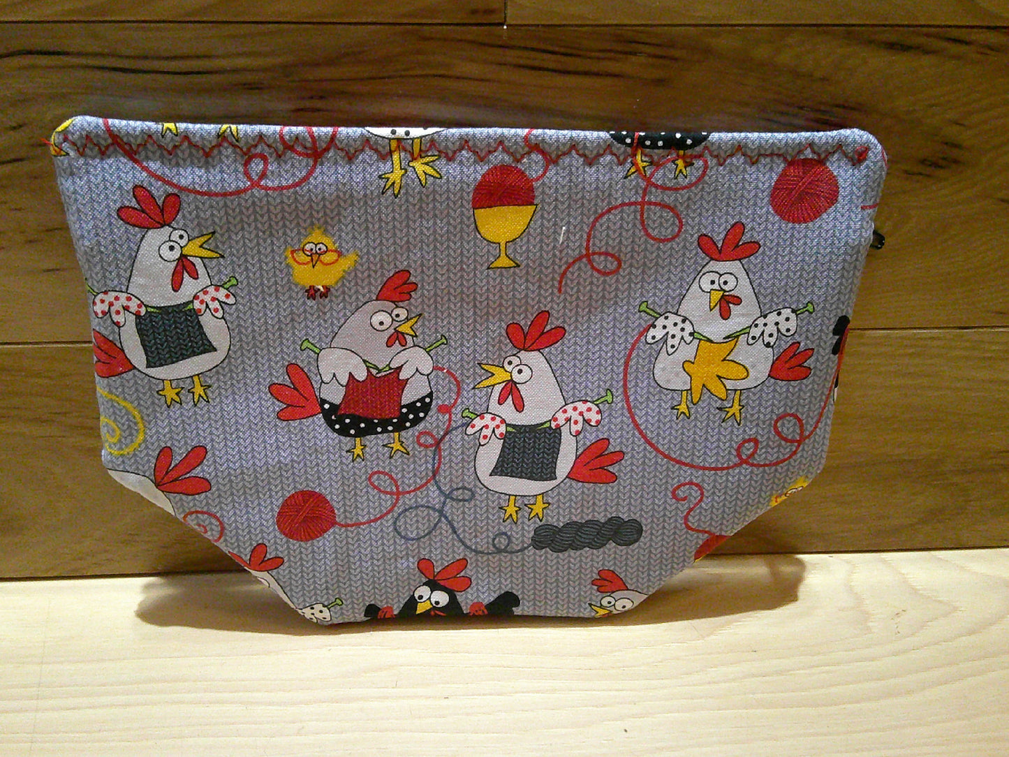 Knitting Chickens ~ Project bags
