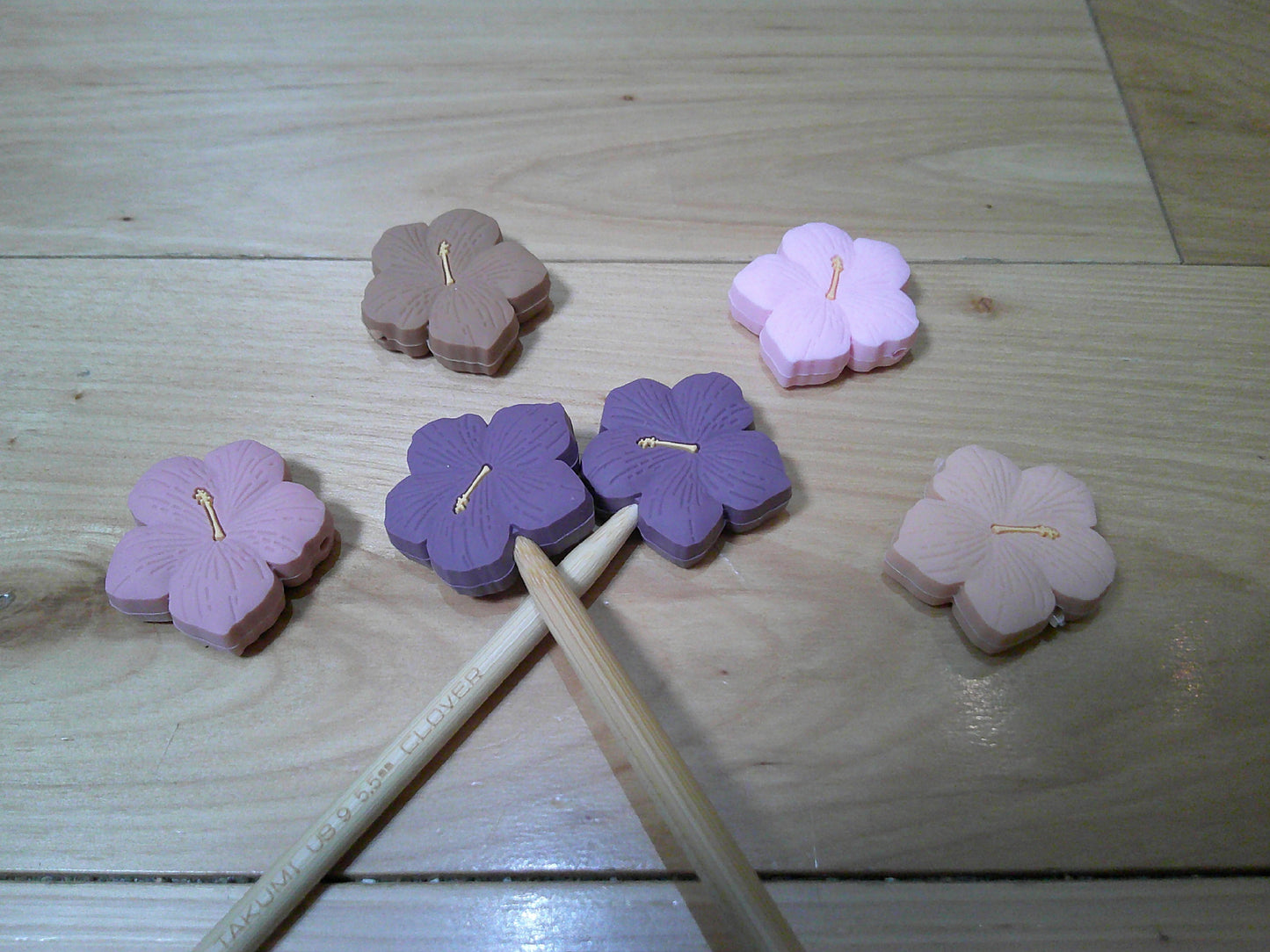 Flower~ stitch stoppers