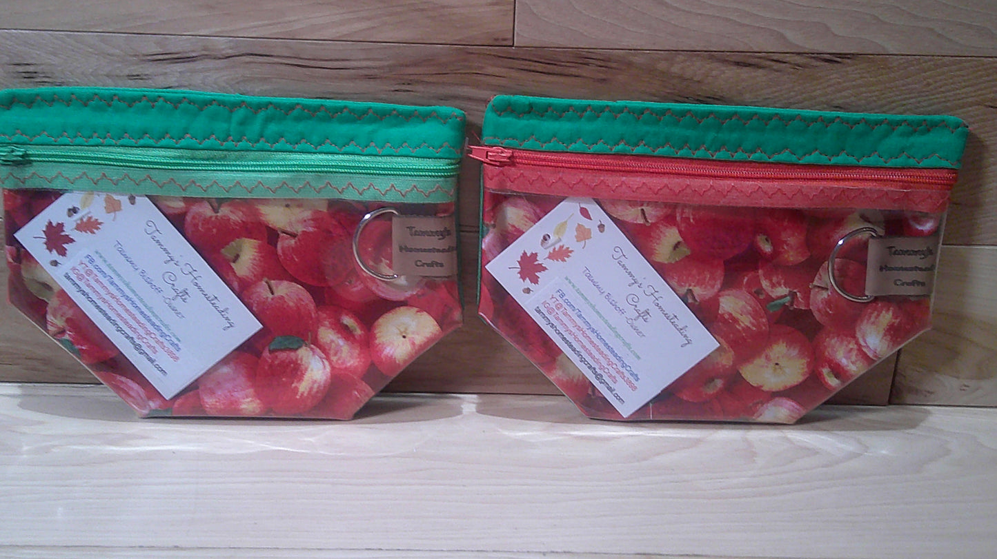 Apples w/ green project bags