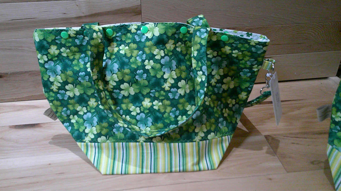 Shamrock w/ stripes ~ project Bags