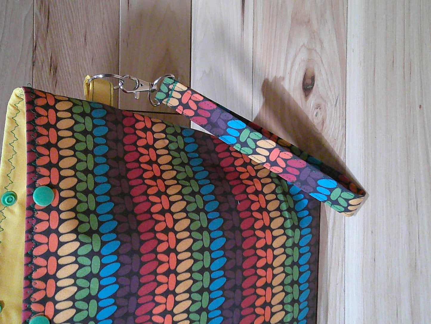 Rainbow Crochet stitch ~ project bags