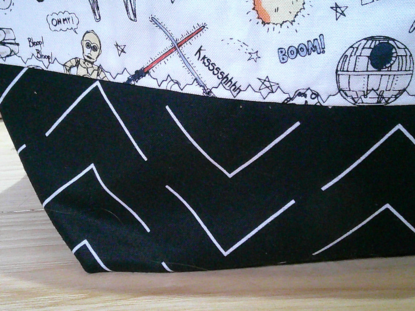 Star Wars w/ black chevrons ~ Project bags