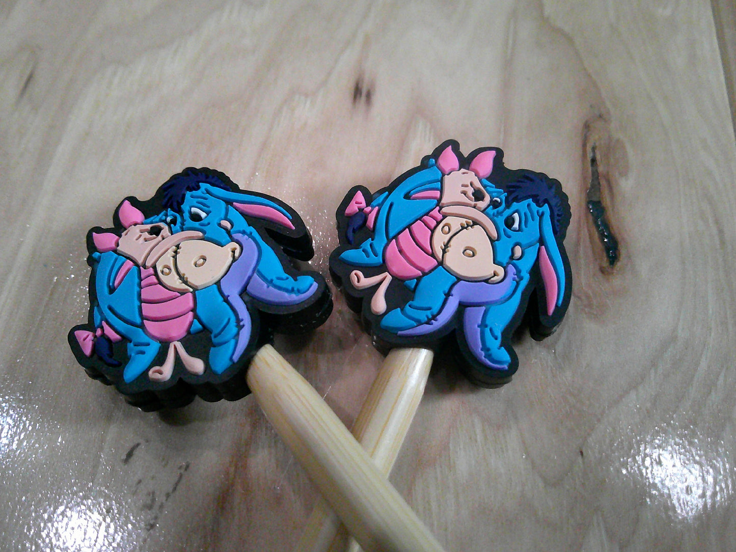 Eeyore & Piglet ~ stitch stoppers