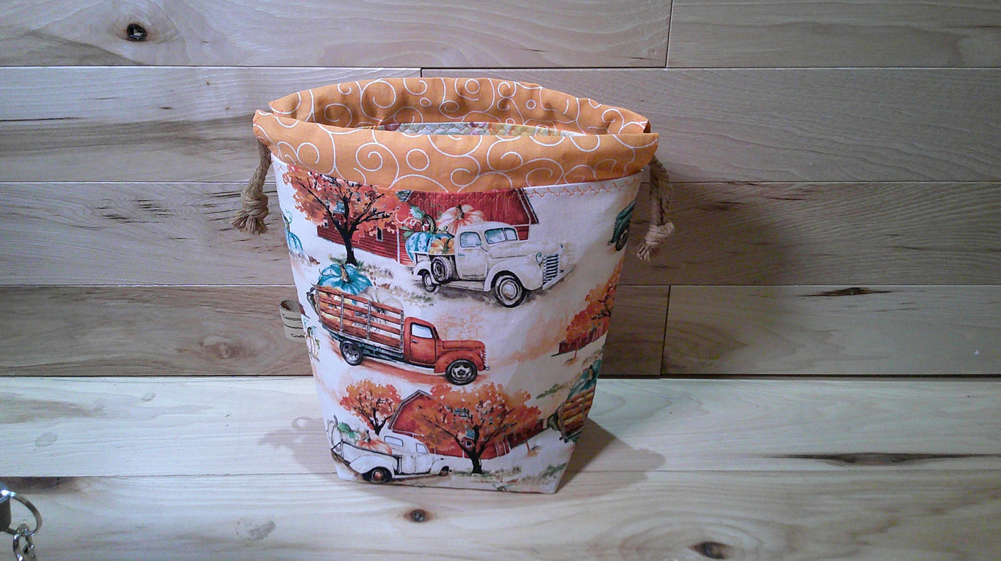 Antique Trucks and pumpkins project Bags