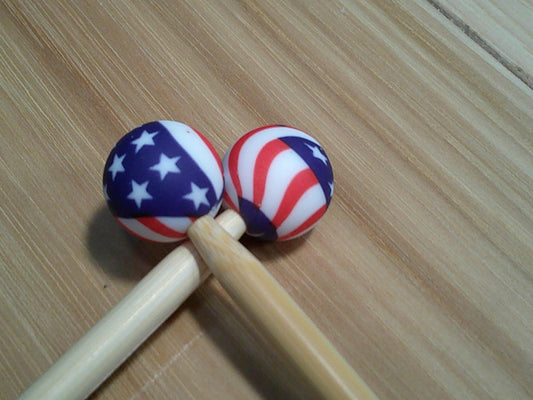 American Flag Balls~ stitch stoppers