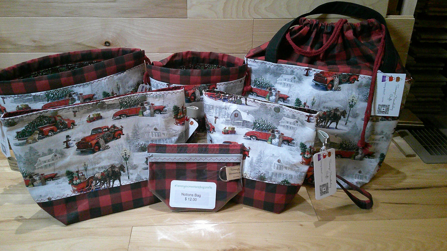 Christmas Farm ~ project Bags