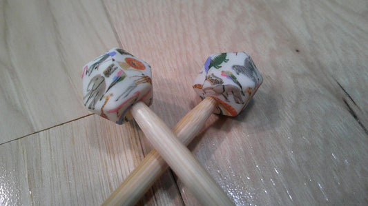 Zoo Animals ~ hexagon ~ stitch stoppers