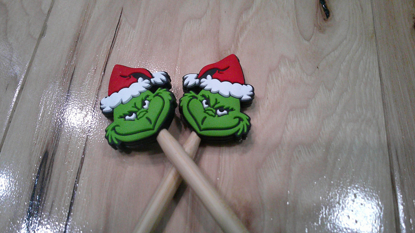 Grinch Head ~ stitch stoppers