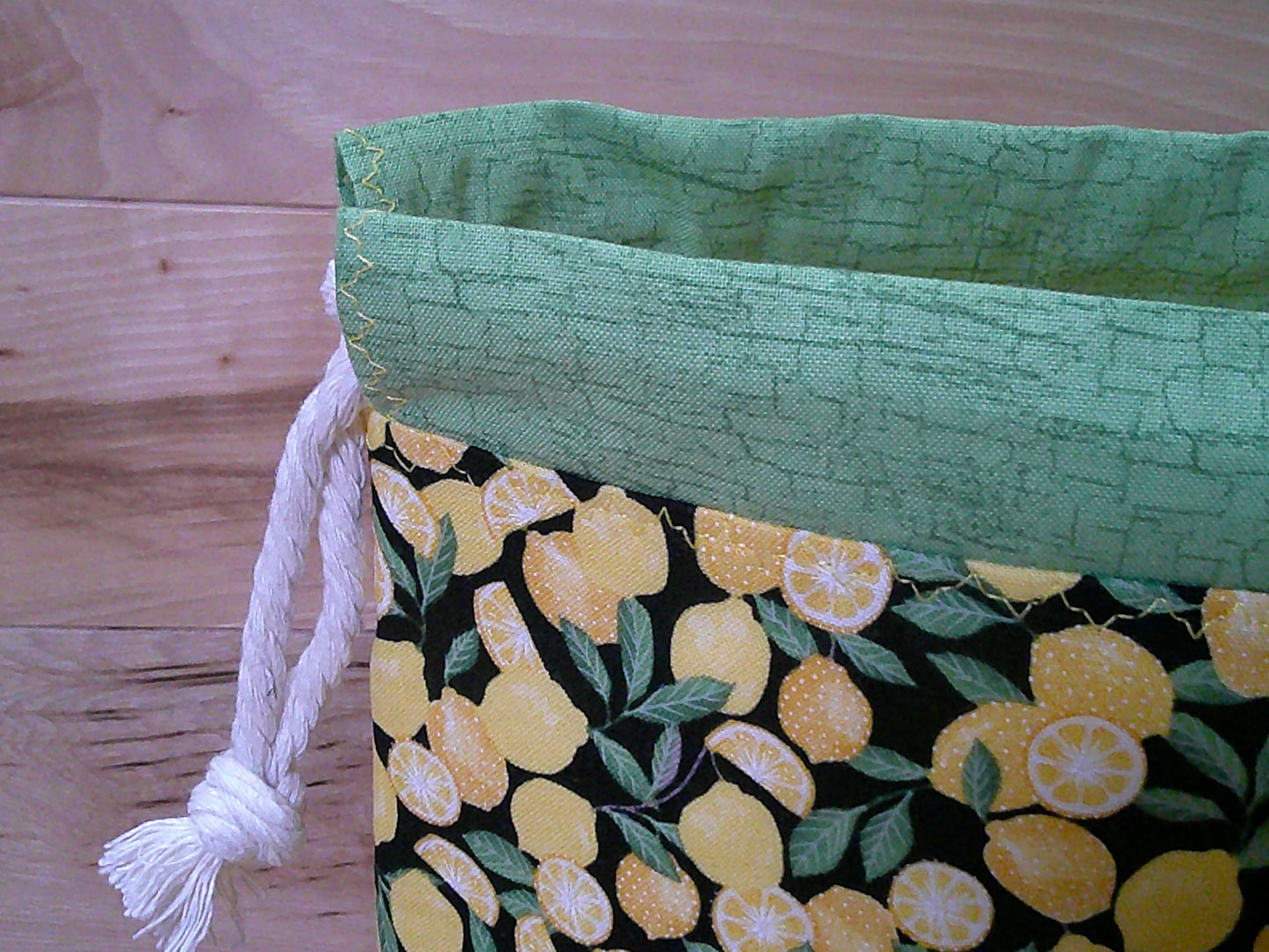 Lemons in basket ~ project bags