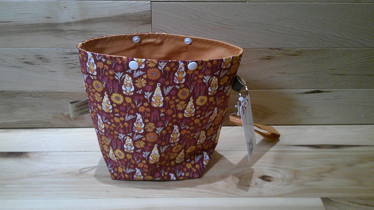 Fall Gnomes w/ orange ~ project bags