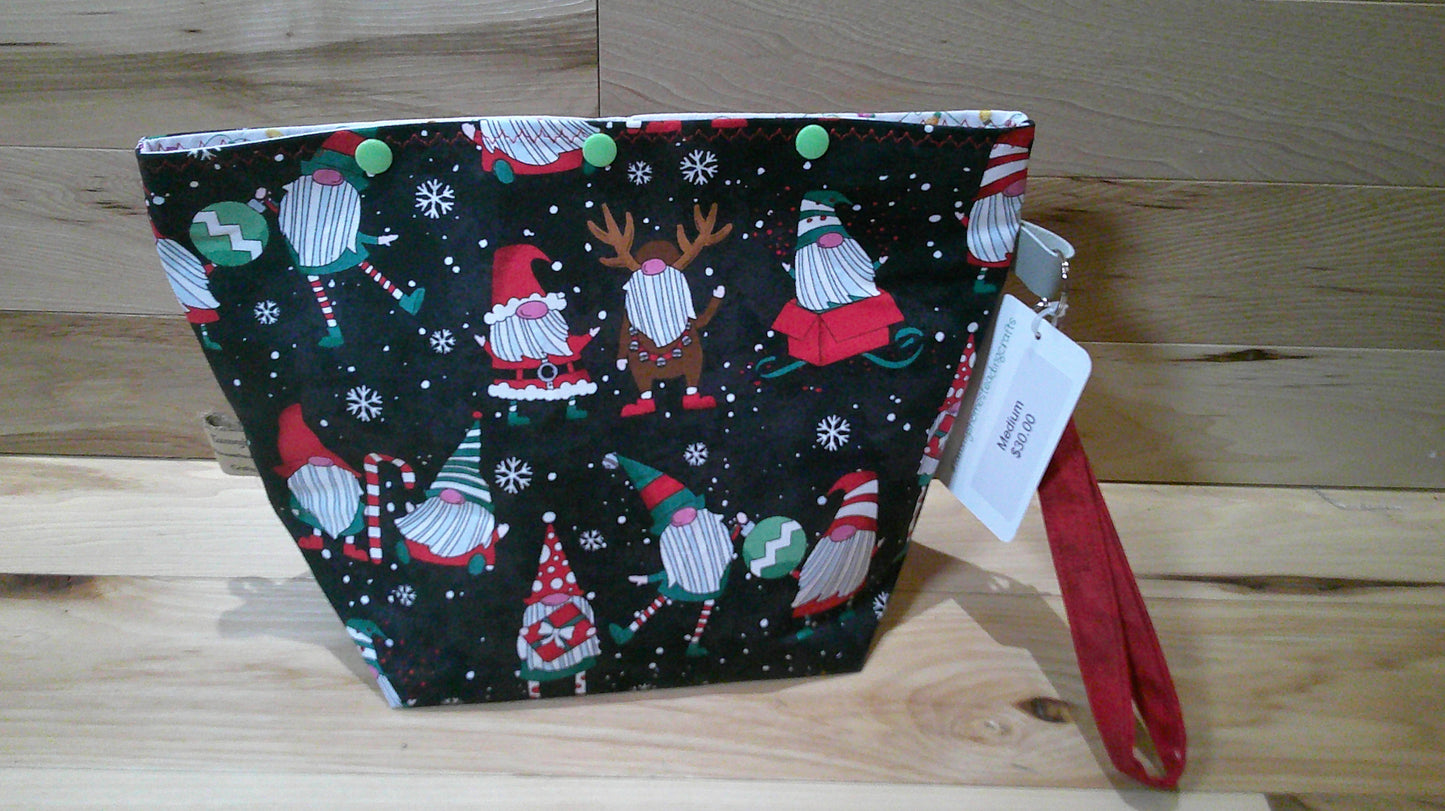 Santa Gnomes w/ Christmas light project bags