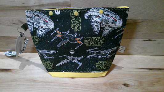 Star Wars Starship w/ yellow ~ project bags