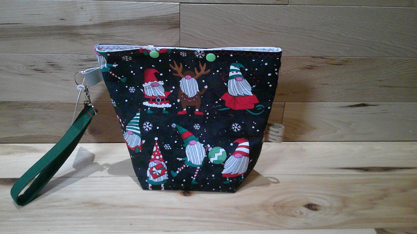 Santa Gnomes w/ Christmas light project bags