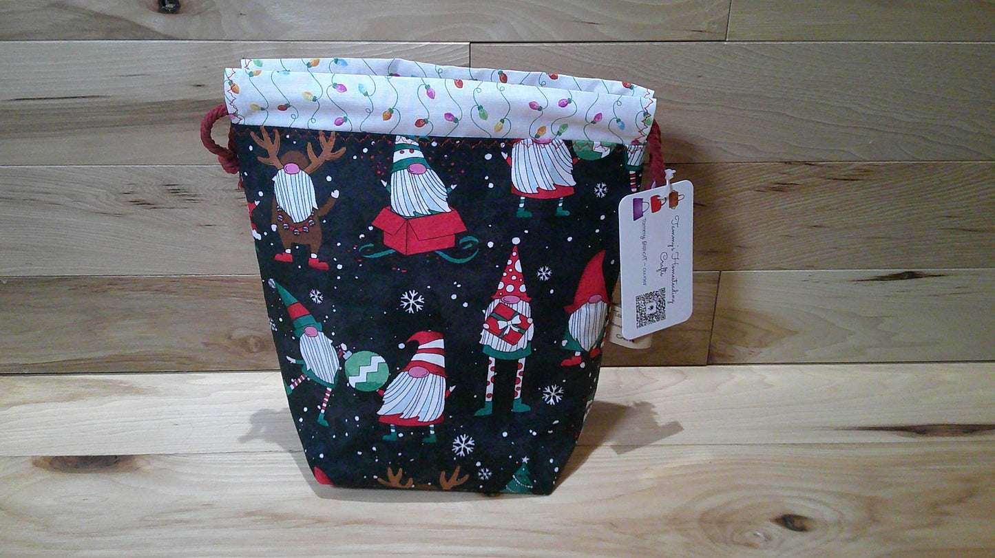 Santa Gnomes w/ Christmas light project bags