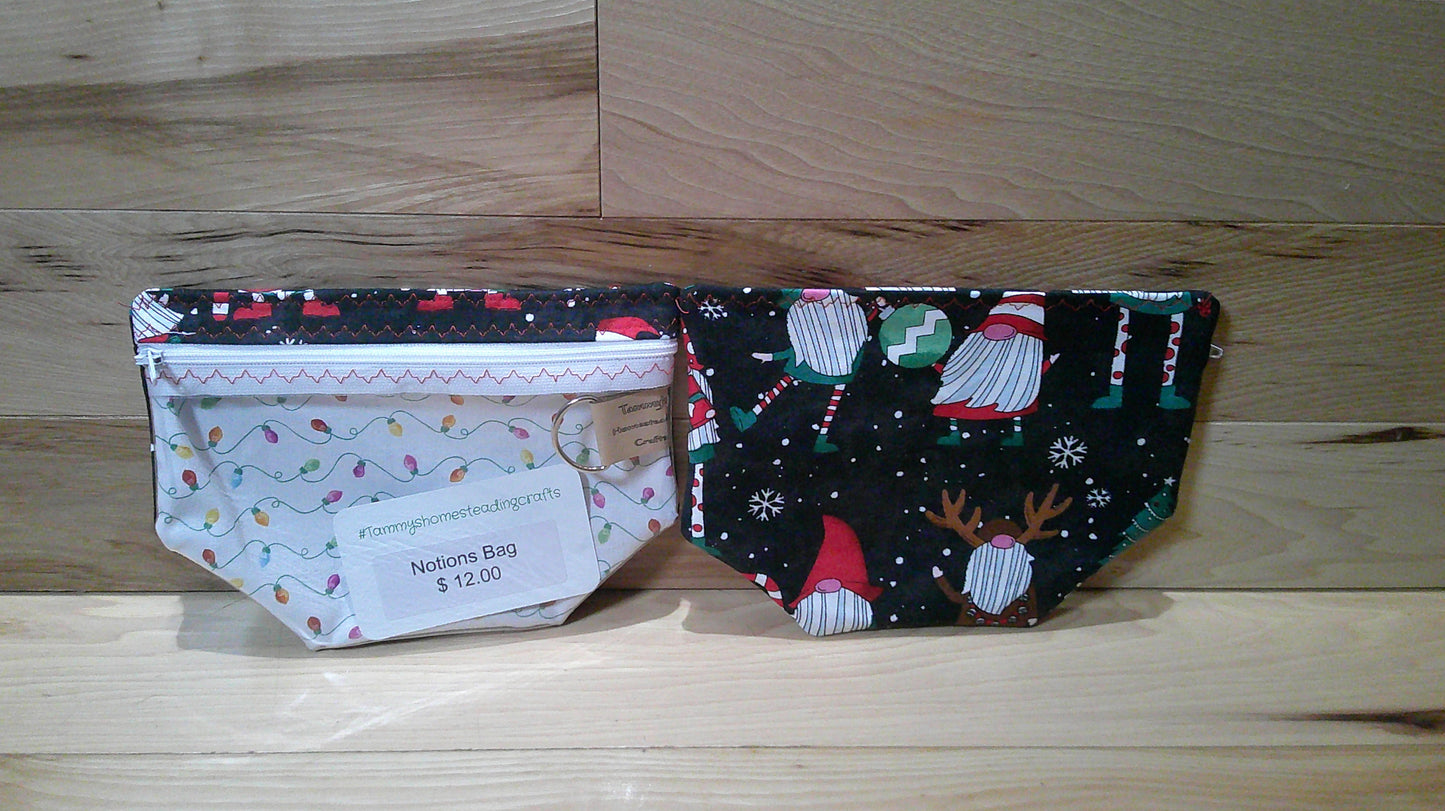 Santa Gnomes w/ Christmas light project bags