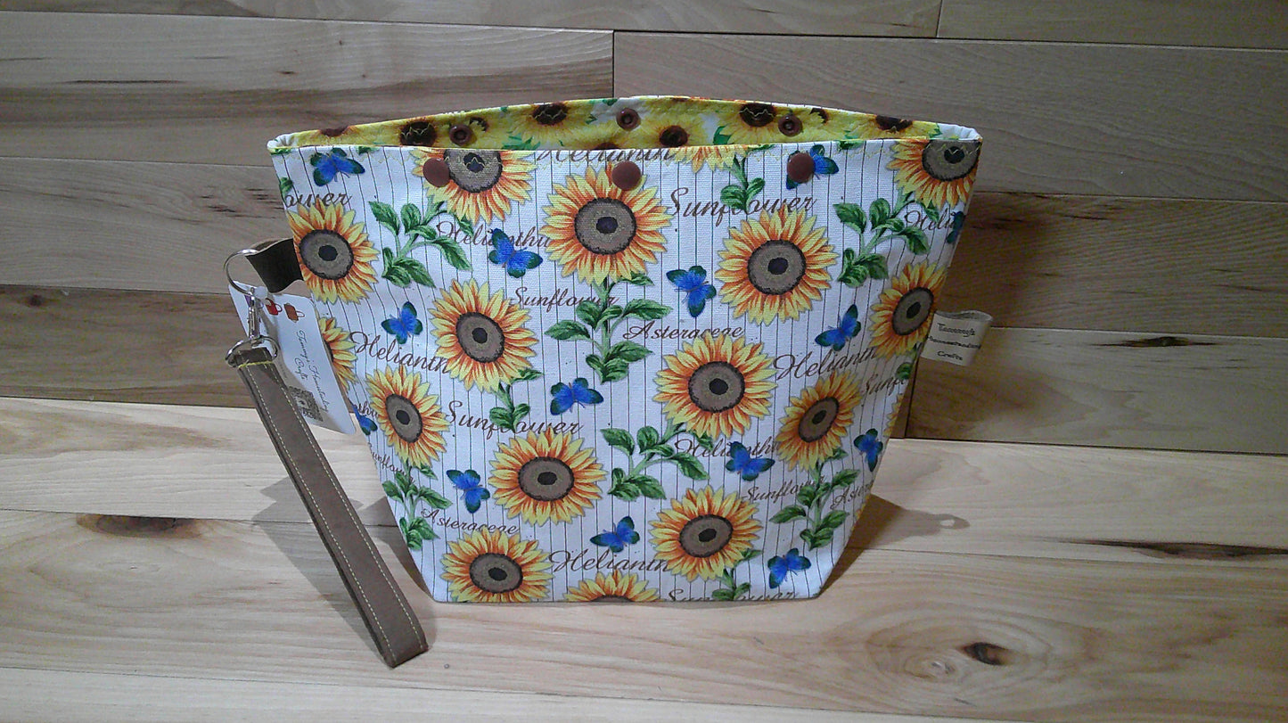Sunflower ~ project bags