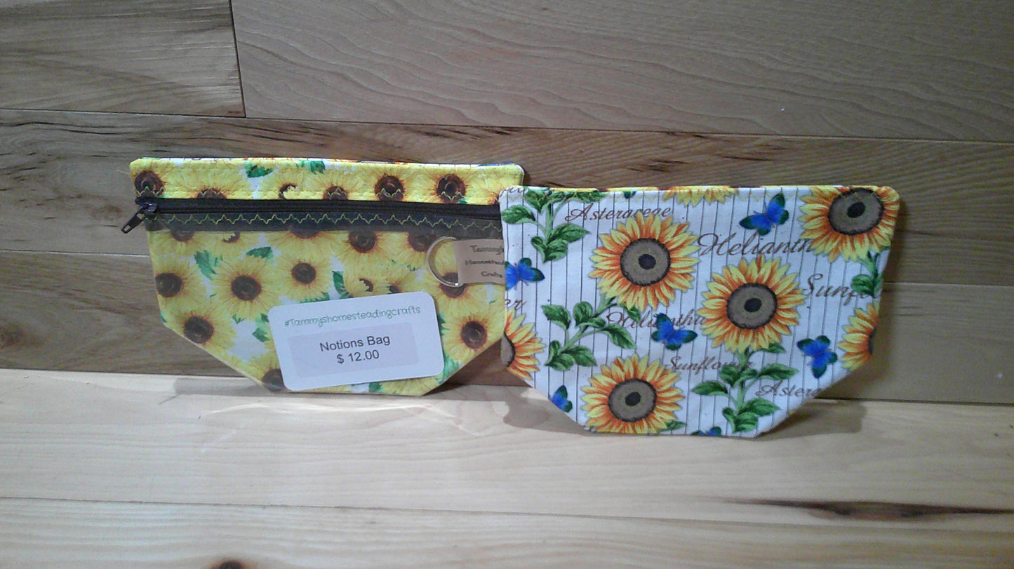 Sunflower ~ project bags
