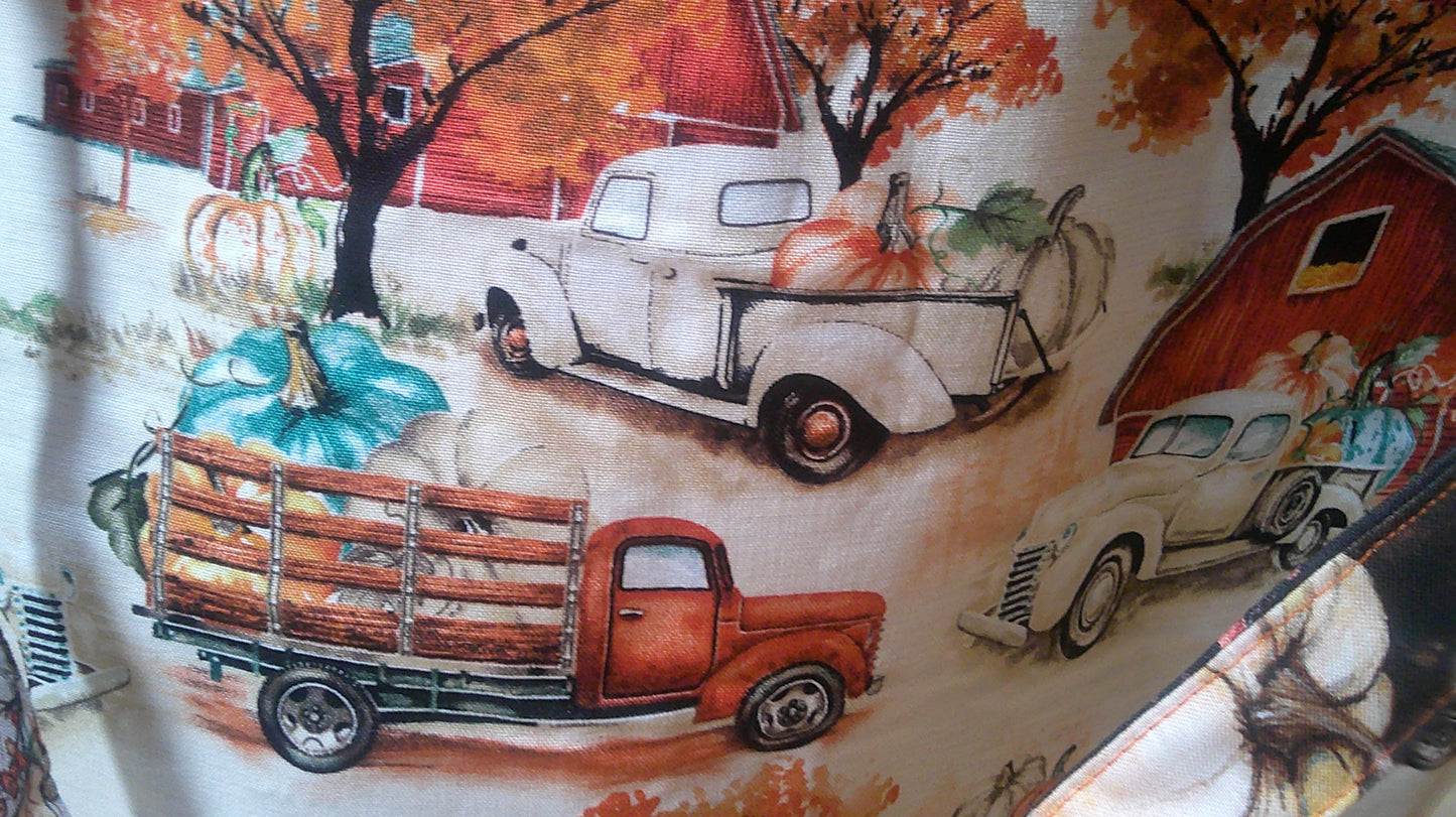 Antique Trucks and pumpkins project Bags
