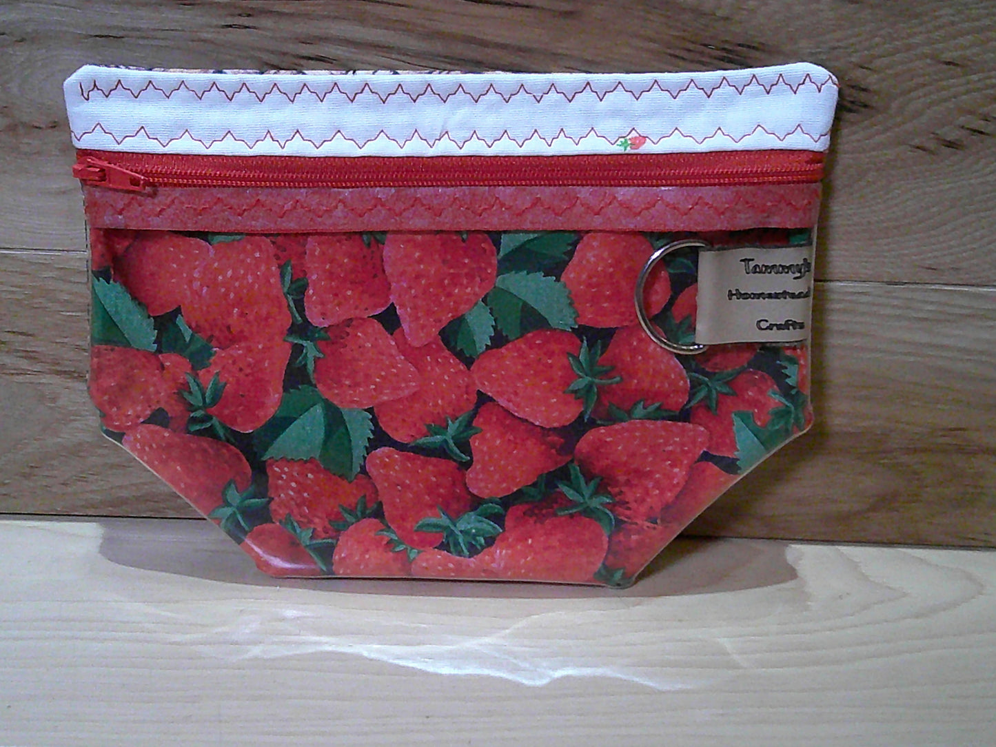 Strawberry in basket ~ project bags