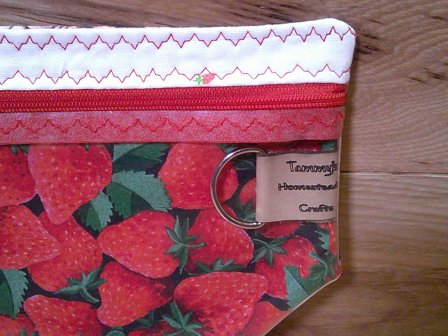 Strawberry in basket ~ project bags