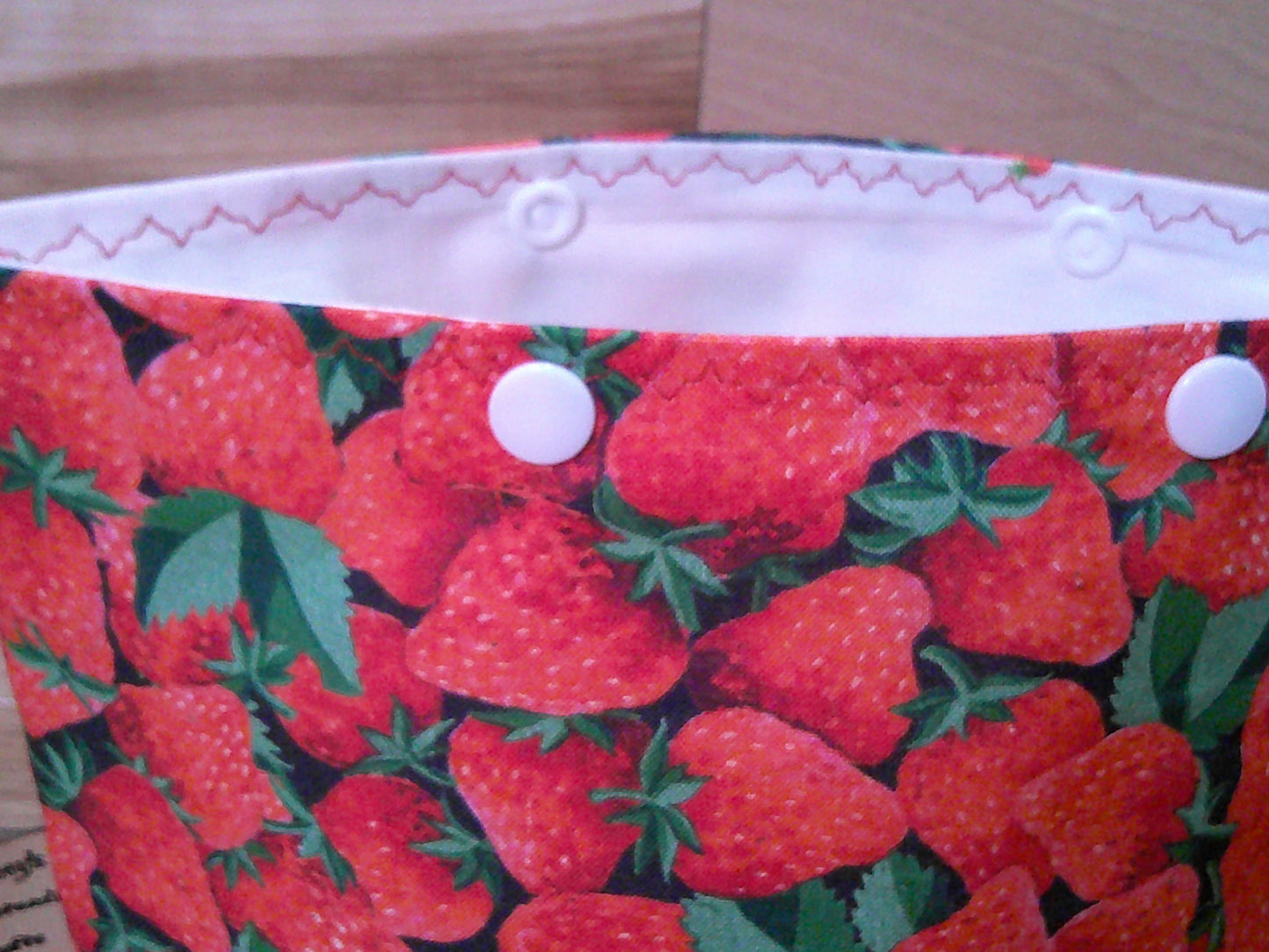 Strawberry in basket ~ project bags