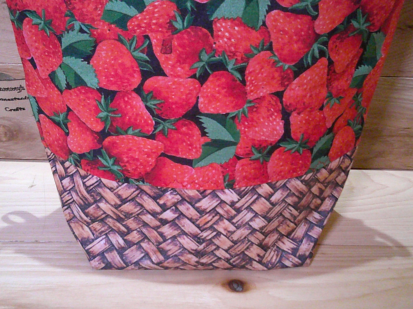 Strawberry in basket ~ project bags