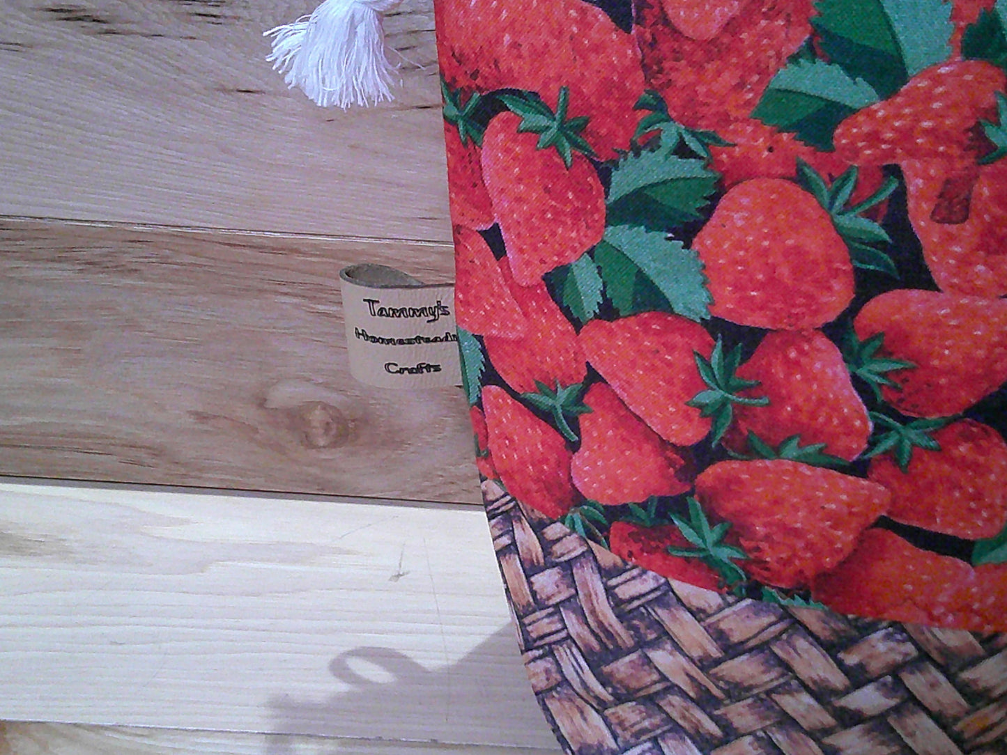 Strawberry in basket ~ project bags