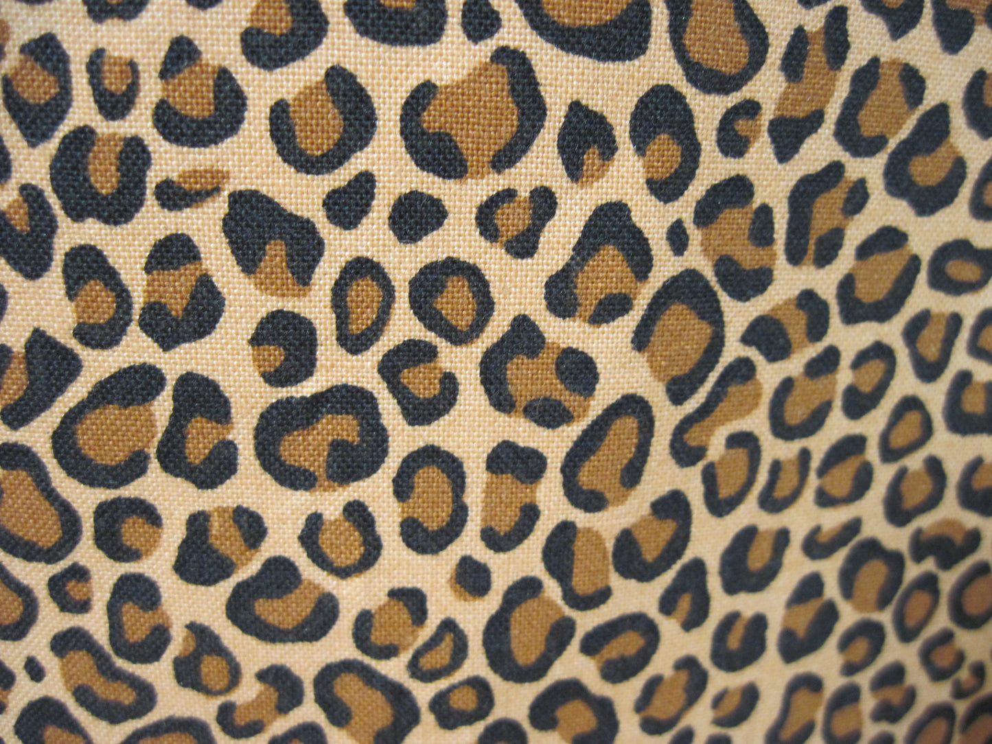 X-Large Tote Style bag~ Leopard w/ tan & sewn handles