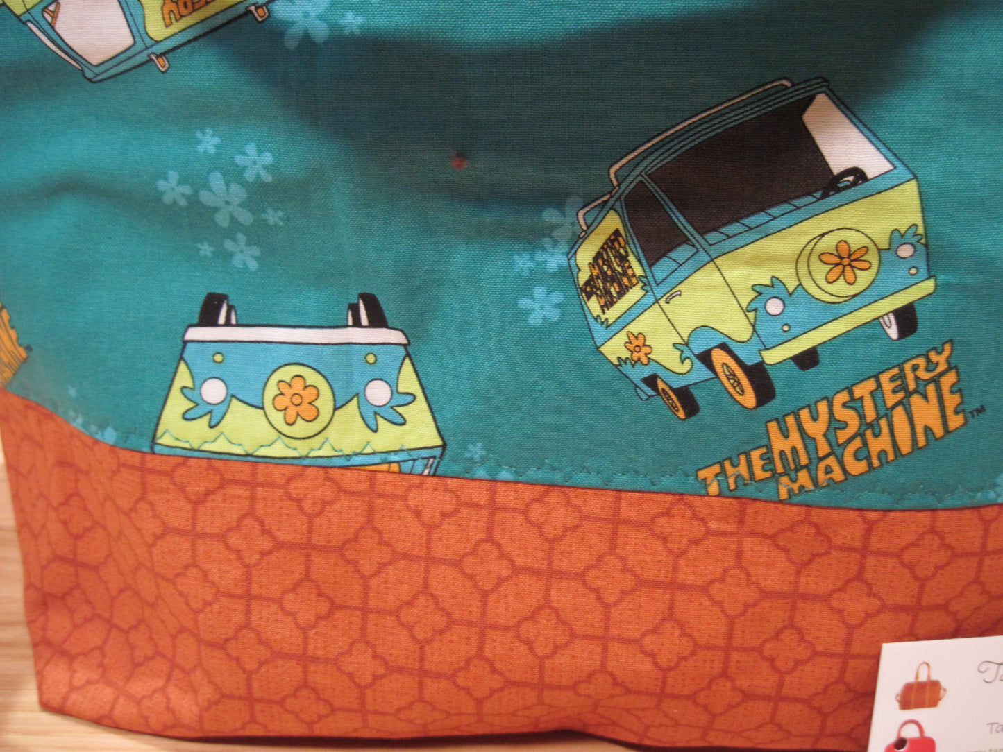 X-Large Tote Style Bag ~ Scooby Doo Mystery Machine ~ w/ sewn handles