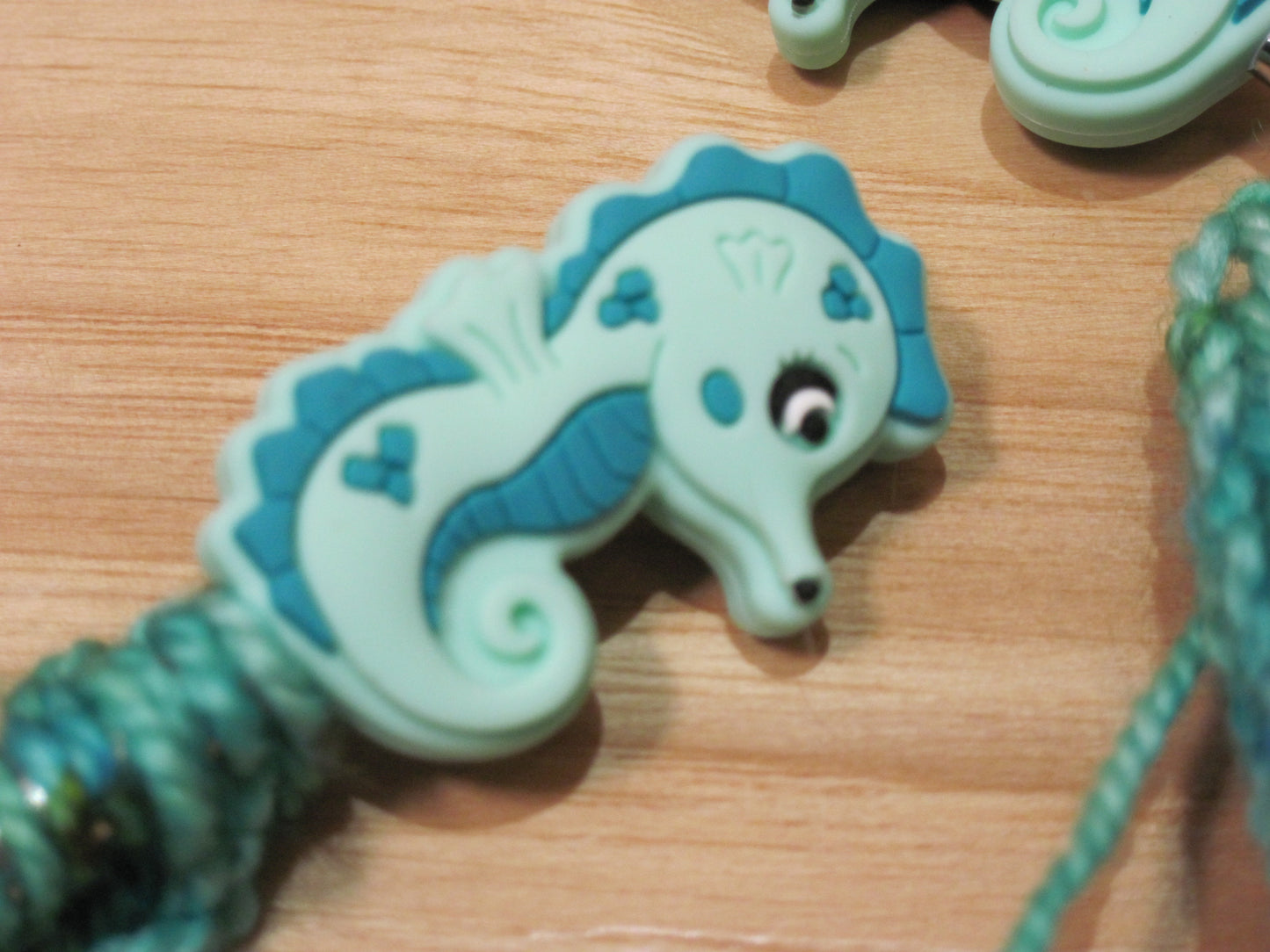 Teal Sea Horse/ Stitch Stoppers