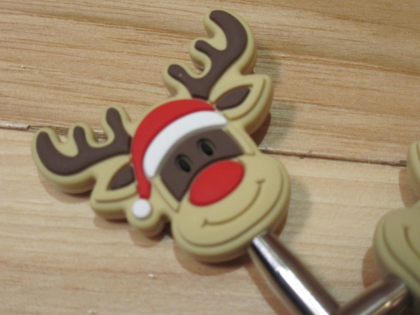 Rudolph w/ Santa hat ~ Stitch Stopper