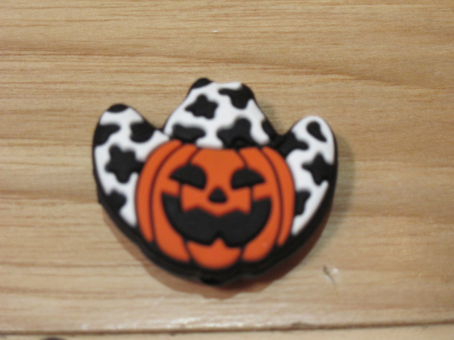 Pumpkin w/ cowboy hat ~ Stitch Stopper