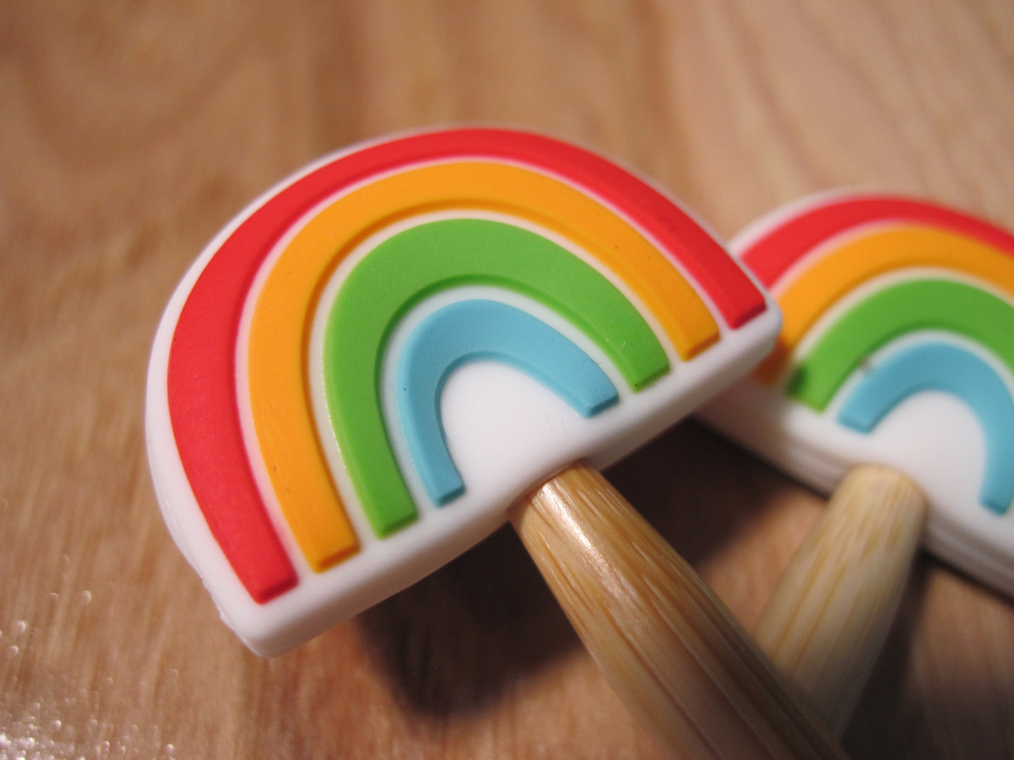 Rainbow ~ stitch stoppers