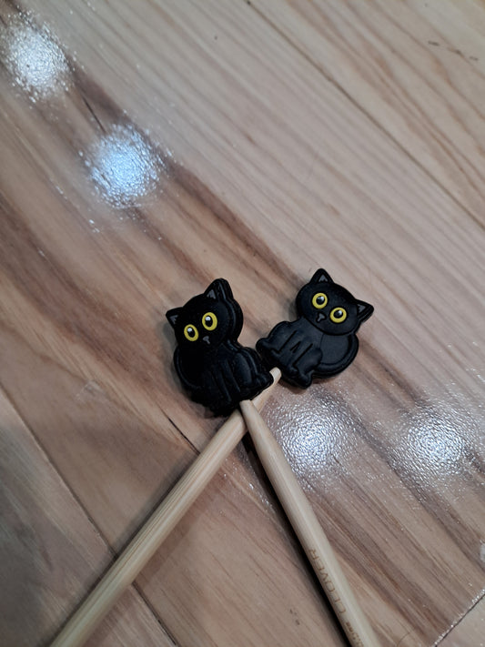 Black Cat ~ stitch stoppers