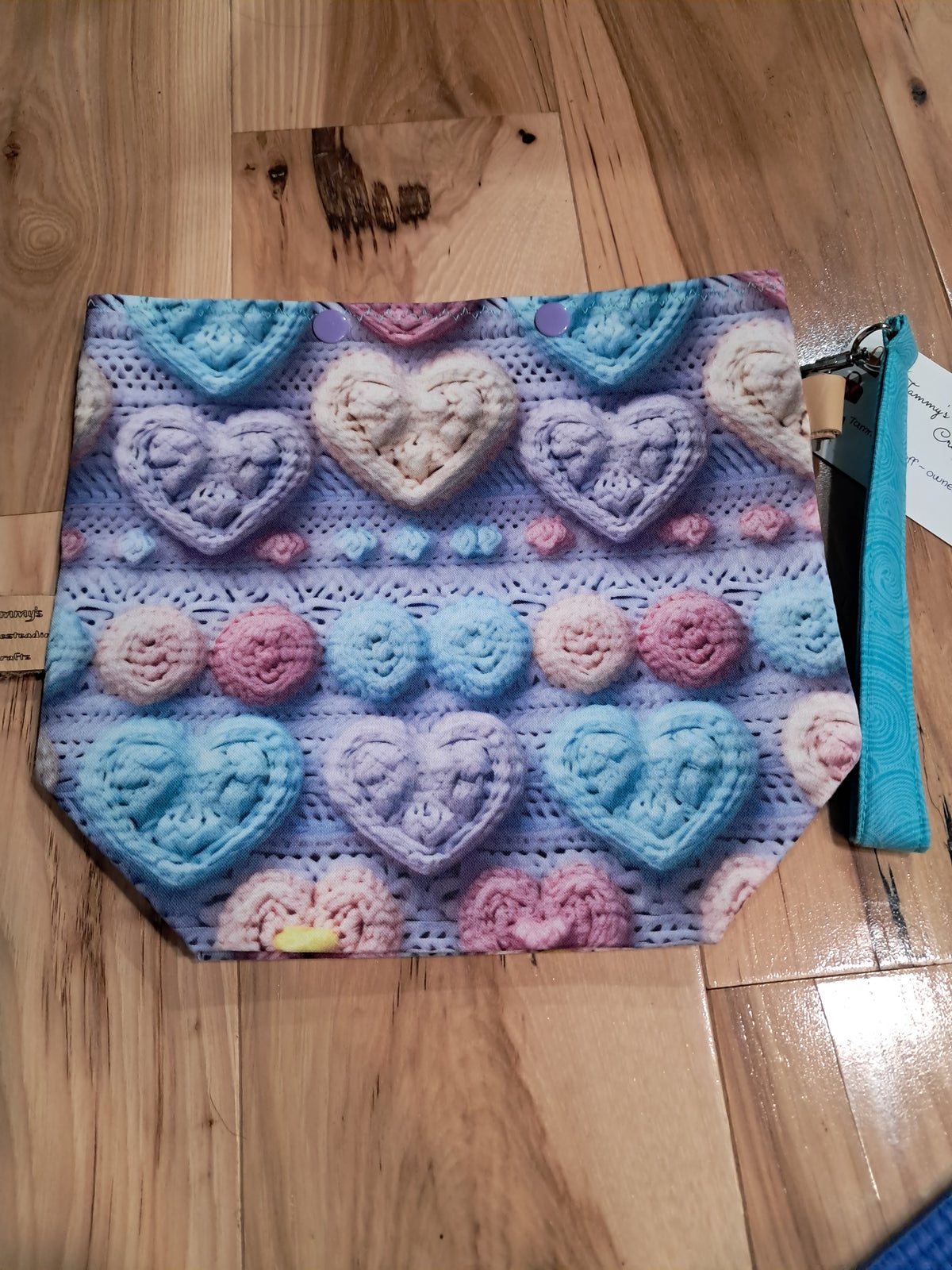 Knitted Hearts~ project bags
