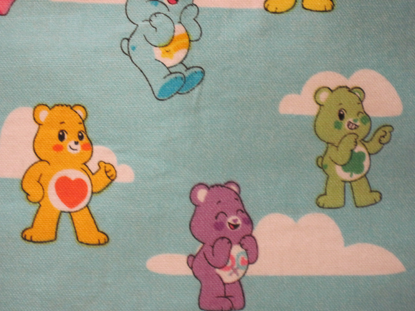 Small Care Bear with Yellow Project bag with snaps