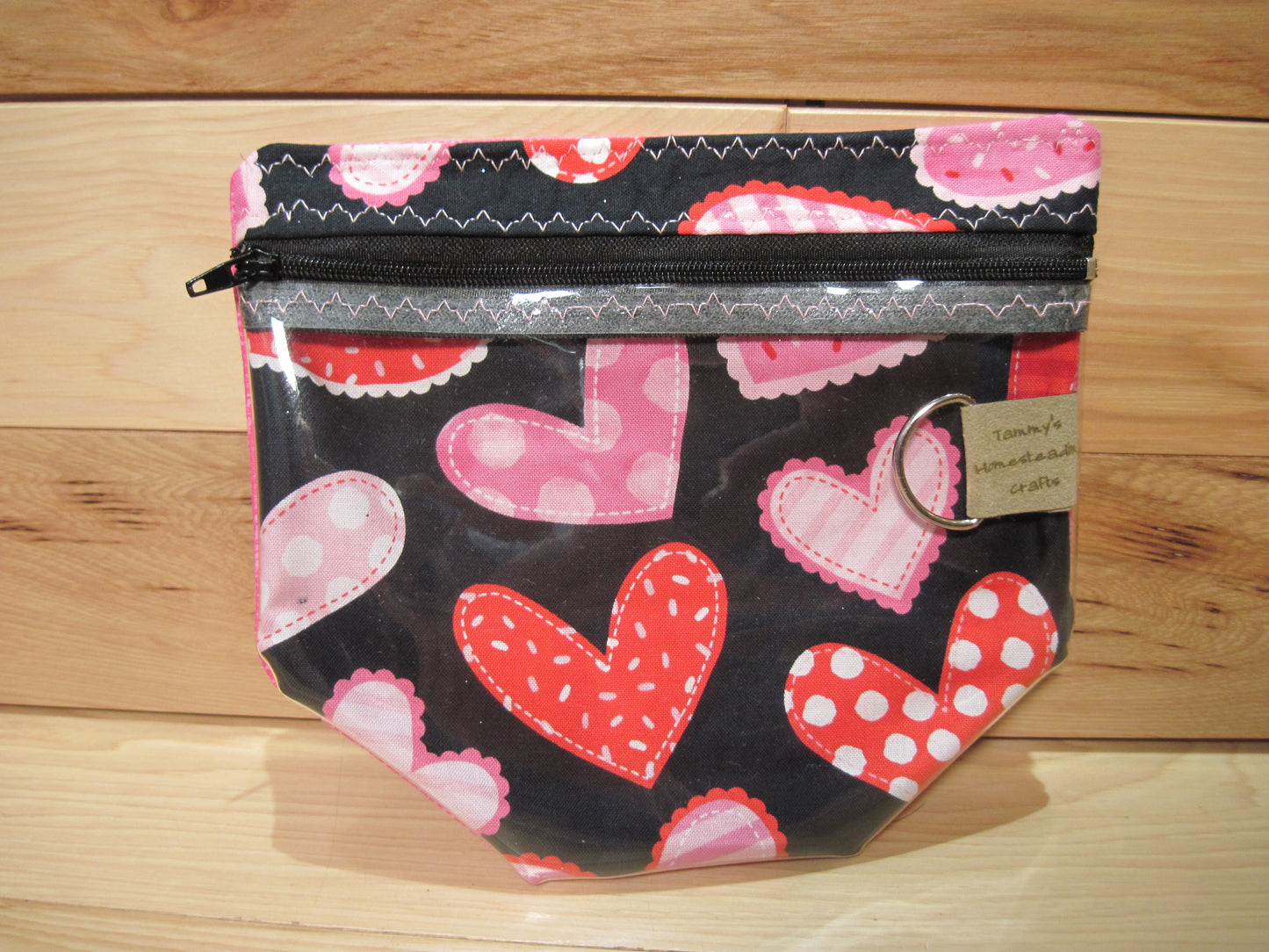 Notion's Bag Valentine's Day Hearts w/ hot pink