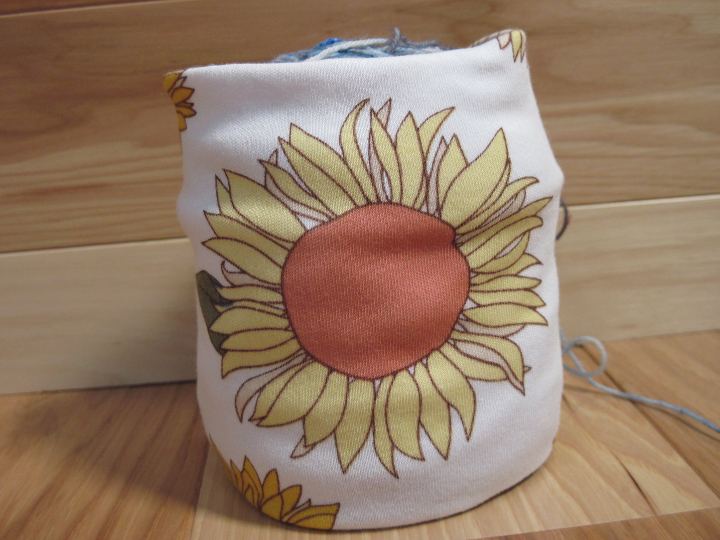 Skein/Yarn Cozies with Sunflowers